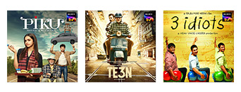 Piku, TE3N, & 3 Idiots Movie Images