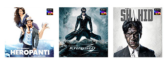 Heropanti, Krrish, & Shahid Movie images