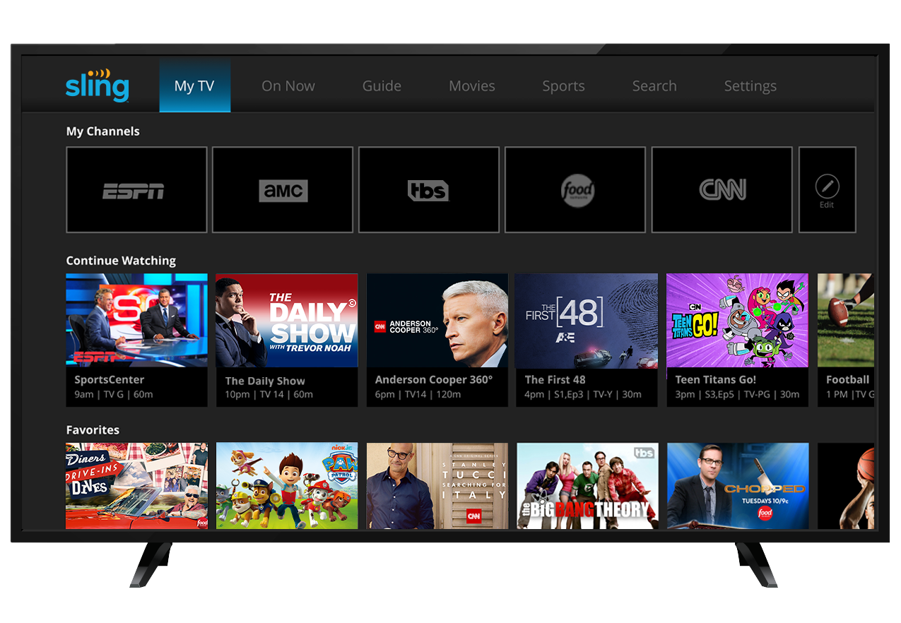 Stream live with Sling TV - watch live TV online through the internet