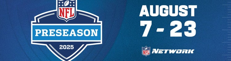 Art for the NFL Hall of Fame Game on ESPN