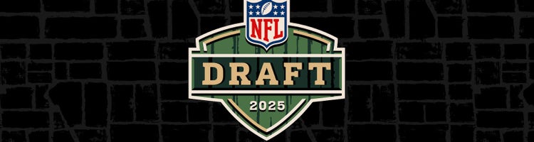 Key art for 2025 NFL Draft coverage on ESPN, ABC, and ESPN3.