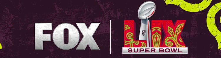 Key art for Super Bowl LIX on FOX