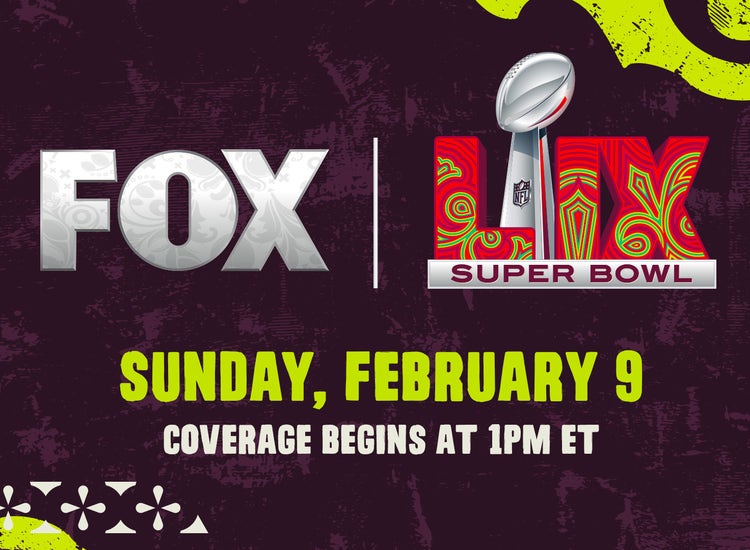 Key art for Super Bowl LIX on FOX
