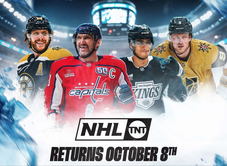 Promotional art for NHL Wednesdays on TNT